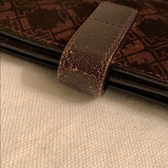 Vintage Salvatore Ferragamo Brown Logo Suede Bag - Picture 9 of 16